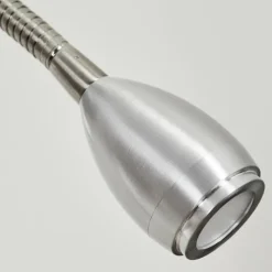 Lampes En Tissu-hofstein Applique murale Wiby LED Nickel mat, 2 lumières