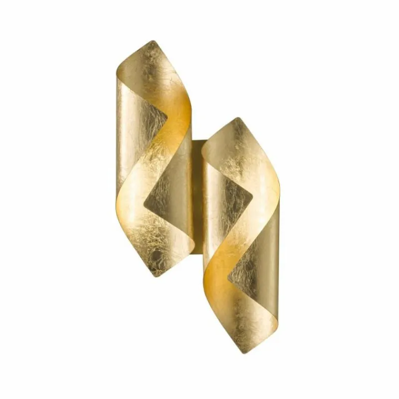 Lampes Dorées-Luminaires Wofi Applique murale Wofi SAFIRA LED Or, 2 lumières