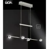 Luminaires Wofi Applique murale WOFI SLIGO LED Nickel mat, 8 lumières