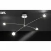 Luminaires Wofi Applique murale WOFI SLIGO LED Nickel mat, 8 lumières