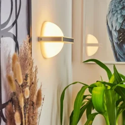 hofstein Applique murale Wroxton LED Aluminium, 1 lumière* Éclairage Led