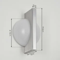 hofstein Applique murale Wroxton LED Aluminium, 1 lumière