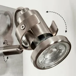 hofstein Applique murale Yometchen LED Nickel mat, 1 lumière