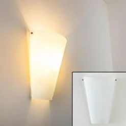 hofstein Applique murale Zera Aluminium, Blanc, 1 lumière