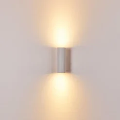 Luminaires Rustiques-hofstein Applique murale Zuoz Blanc, 2 lumières