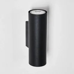 hofstein Applique murale Zuoz Noir, 2 lumières