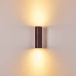 Luminaires Rustiques-hofstein Applique murale Zuoz Rouille, 2 lumières