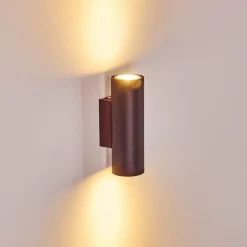 Luminaires Rustiques-hofstein Applique murale Zuoz Rouille, 2 lumières