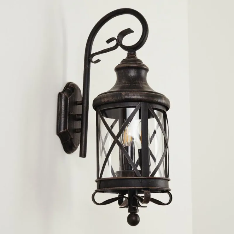 Luminaires Rustiques-hofstein Applique murale Zurich Brun, Couleur bois, 3 lumières