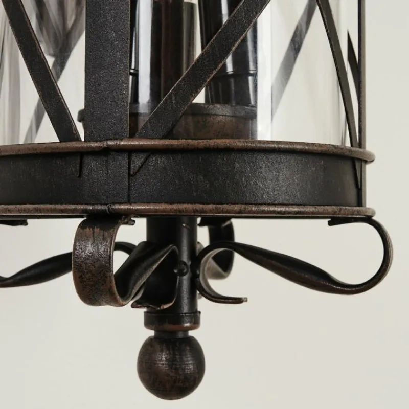 Luminaires Rustiques-hofstein Applique murale Zurich Brun, Couleur bois, 3 lumières