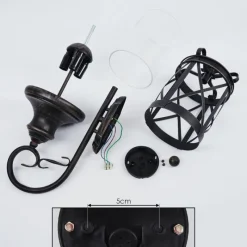 Luminaires Rustiques-hofstein Applique murale Zurich Brun, Couleur bois, 3 lumières