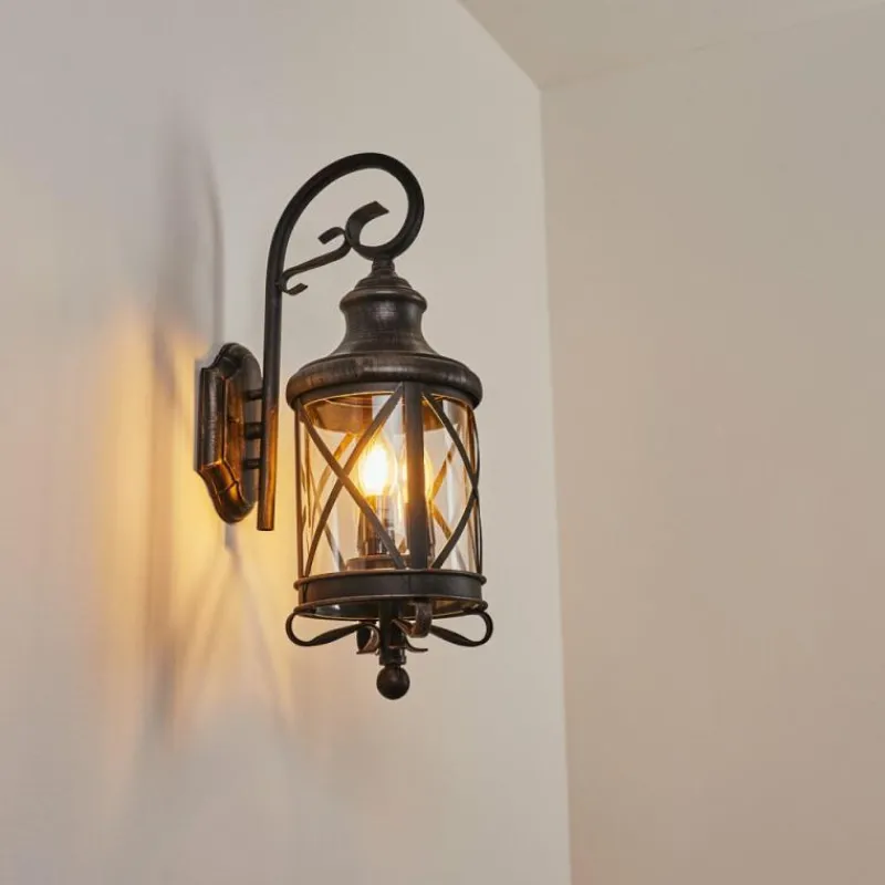 Luminaires Rustiques-hofstein Applique murale Zurich Brun, Couleur bois, 3 lumières