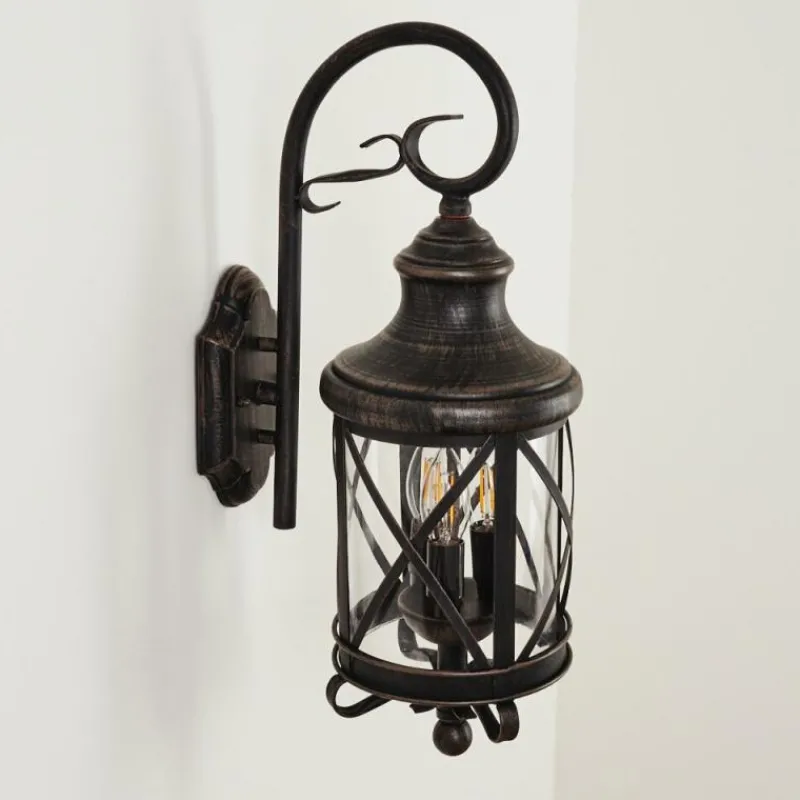 Luminaires Rustiques-hofstein Applique murale Zurich Brun, Couleur bois, 3 lumières