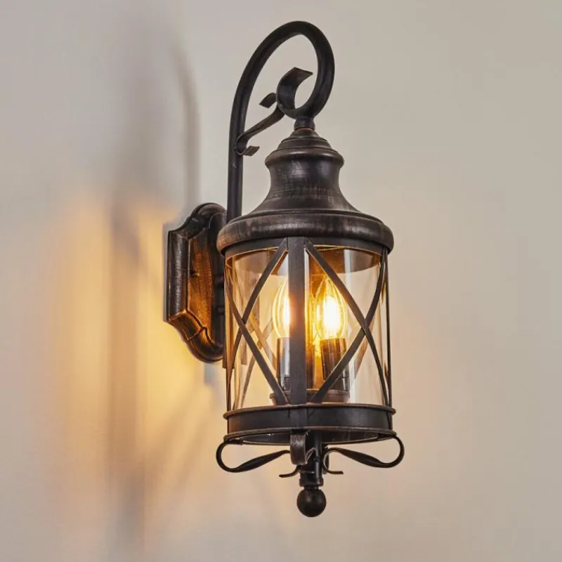 Luminaires Rustiques-hofstein Applique murale Zurich Brun, Couleur bois, 3 lumières