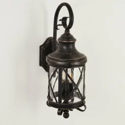 Luminaires Rustiques-hofstein Applique murale Zurich Brun, Couleur bois, 3 lumières