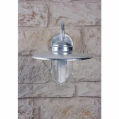 Luminaires Nordlux Applique Nordlux Luxembourg Acier inoxydable, Transparent, Zingué, 1 lumière, Détecteur de mouvement