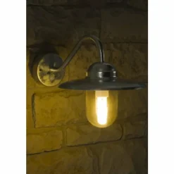 Luminaires Nordlux Applique Nordlux Luxembourg Acier inoxydable, Transparent, Zingué, 1 lumière, Détecteur de mouvement