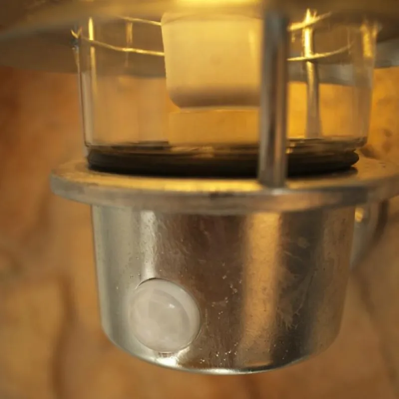 Luminaires Nordlux Applique Nordlux Vejers Acier inoxydable, Transparent, Zingué, 1 lumière, Détecteur de mouvement