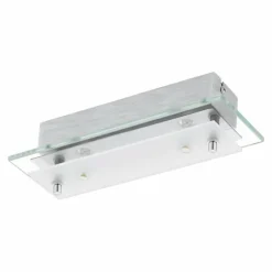 Luminaires Eglo Applique ou plafonnier Eglo FRES 2 LED Chrome, 2 lumières