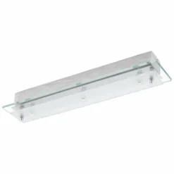 Luminaires Eglo Applique ou plafonnier Eglo FRES 2 LED Chrome, 3 lumières