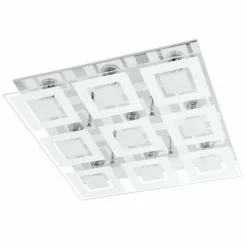 Luminaires Eglo Applique ou plafonnier Eglo ALMANA Chrome, 9 lumières