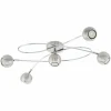 Luminaires Eglo Applique ou plafonnier Eglo LOCANDA Nickel mat, 5 lumières* Plafonniers