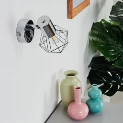 hofstein Applique ou plafonnier Globo Chrome, 1 lumière* Appliques