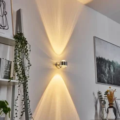 hofstein Applique Sapri Argenté, 1 lumière