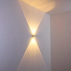 hofstein Applique Sapri Argenté, 1 lumière