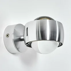 hofstein Applique Sapri Argenté, 1 lumière