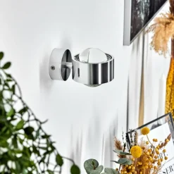 hofstein Applique Sapri Chrome brossé, 1 lumière