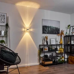 hofstein Applique Sapri Chrome brossé, 1 lumière