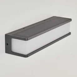 hofstein applique solaire Burseryd LED Anthracite, 1 lumière, Détecteur de mouvement