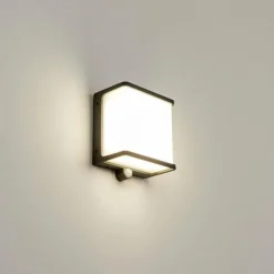 hofstein applique solaire Burseryd LED Noir, 1 lumière, Détecteur de mouvement