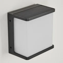 hofstein applique solaire Burseryd LED Noir, 1 lumière, Détecteur de mouvement