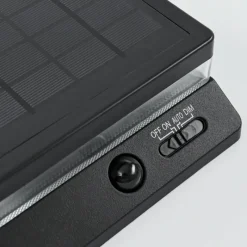 hofstein applique solaire Lonquimai LED Noir, 1 lumière, Détecteur de mouvement