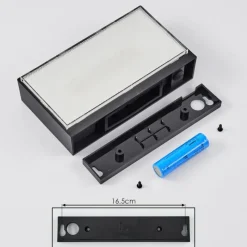 hofstein applique solaire Seilhac LED Noir, 1 lumière, Détecteur de mouvement