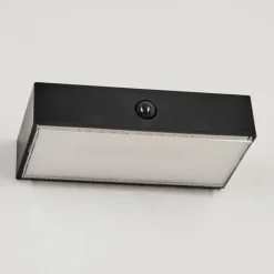 hofstein applique solaire Seilhac LED Noir, 1 lumière, Détecteur de mouvement