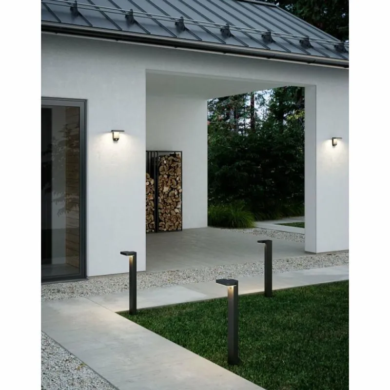 Luminaires Nordlux applique solaire Nordlux RICA LED Noir, 1 lumière