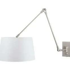 Lampes En Tissu-Luminaires Steinhauer Applique Steinhauer GRAMINEUS Acier inoxydable, 1 lumière