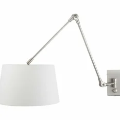 Lampes En Tissu-Luminaires Steinhauer Applique Steinhauer GRAMINEUS Acier inoxydable, 1 lumière