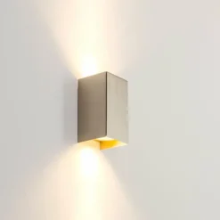 hofstein Applique Tabera Acier brossé, 2 lumières