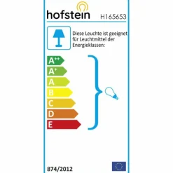 hofstein Applique Tabera Acier brossé, 2 lumières