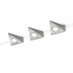 Luminaires Trio Applique Trio 2733 LED Nickel mat, 3 lumières* Éclairage Led