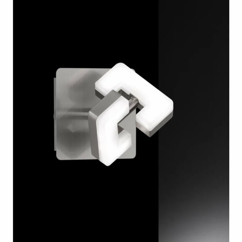 Luminaires Wofi Applique Wofi ZARA LED Nickel mat, 1 lumière* Éclairage Led