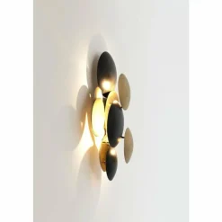 Lampes Dorées-Luminaires Holländer Appliques Holländer BOLLADARIA PICCOLO LED Brun, Or, Noir, 3 lumières