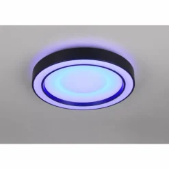 Luminaires Reality Arco Plafonnier LED Noir, 1 lumière, Télécommandes, Changeur de couleurs* Éclairage Led