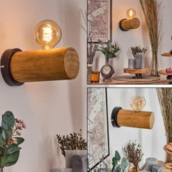 Lampes Industrielles-hofstein Argea Applique murale, Spot mural Gris, Écru, 1 lumière