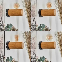 Lampes Industrielles-hofstein Argea Applique murale, Spot mural Gris, Écru, 1 lumière