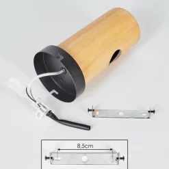 Luminaires Scandinaves-hofstein Argea Applique murale, Spot mural Écru, Noir, 1 lumière